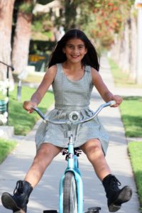 Girl Riding a bike