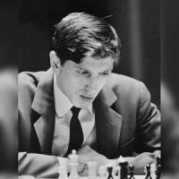 Bobby Fischer playing Chess